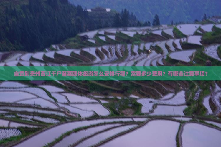 自贡到贵州西江千户苗寨团体旅游怎么安排行程？需要多少费用？有哪些注意事项？