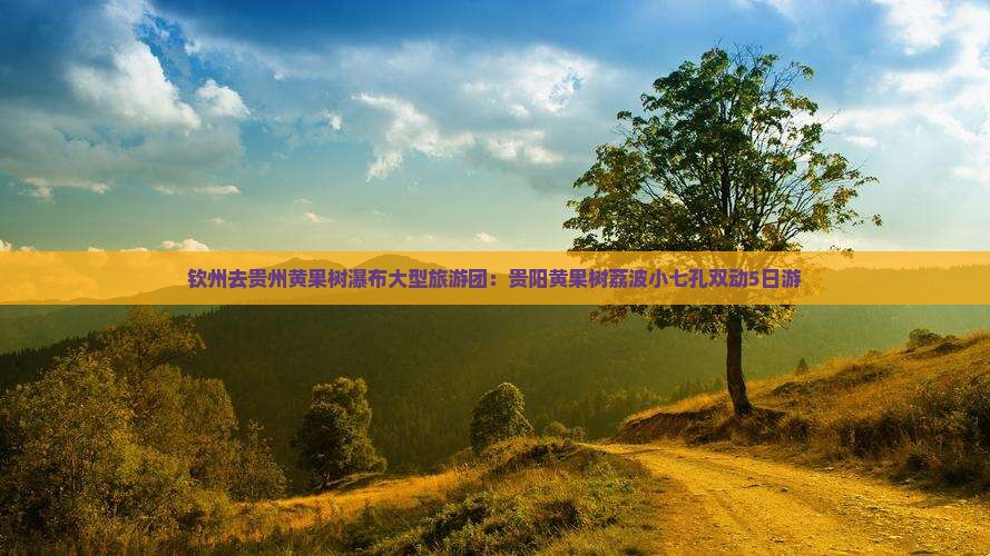 钦州去贵州黄果树瀑布大型旅游团：贵阳黄果树荔波小七孔双动5日游