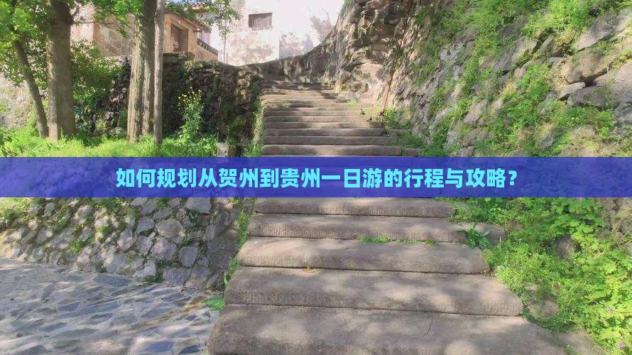 如何规划从贺州到贵州一日游的行程与攻略？