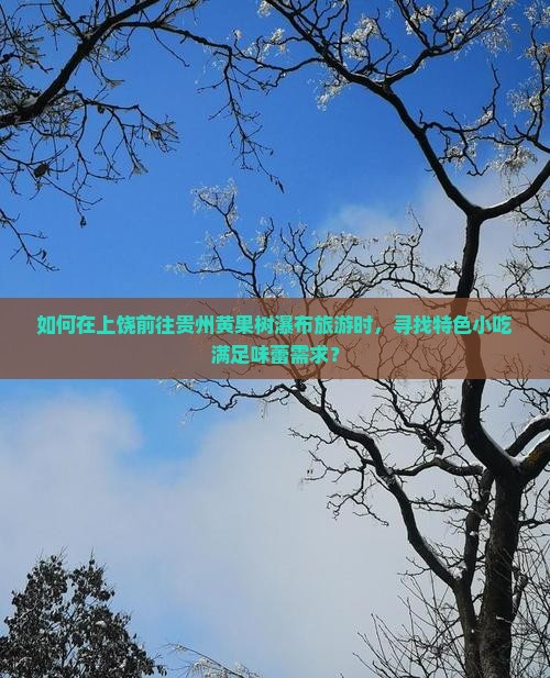 如何在上饶前往贵州黄果树瀑布旅游时，寻找特色小吃满足味蕾需求？