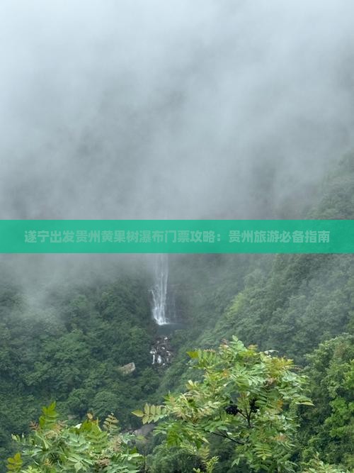 遂宁出发贵州黄果树瀑布门票攻略：贵州旅游必备指南