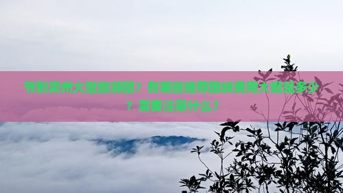 节到贵州大型旅游团？有哪些推荐路峡费用大概是多少？需要注意什么？