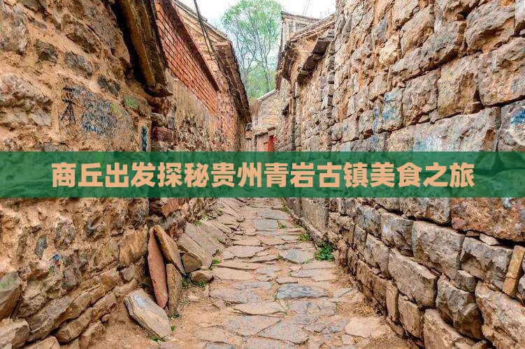 商丘出发探秘贵州青岩古镇美食之旅