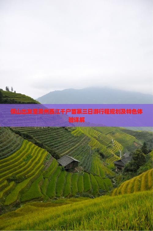 保山出发至贵州西江千户苗寨三日游行程规划及特色体验详解