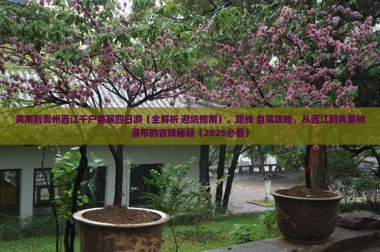 黄南到贵州西江千户苗寨四日游