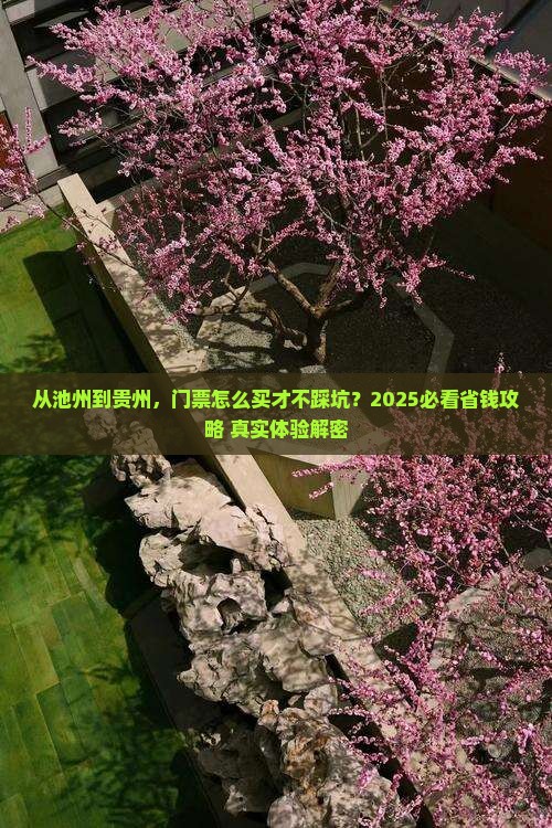 池州去贵州门票