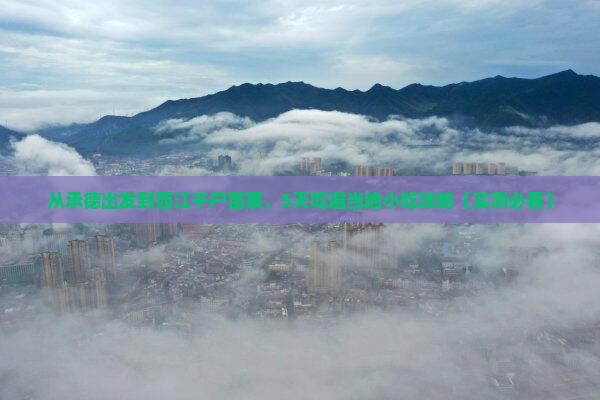 承德到贵州西江千户苗寨旅游小吃