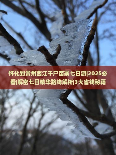 怀化去贵州西江千户苗寨七日游
