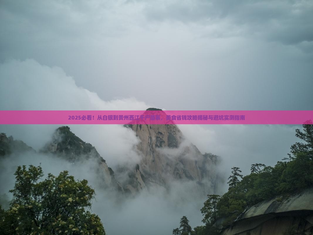 白银到贵州西江千户苗寨旅游小吃
