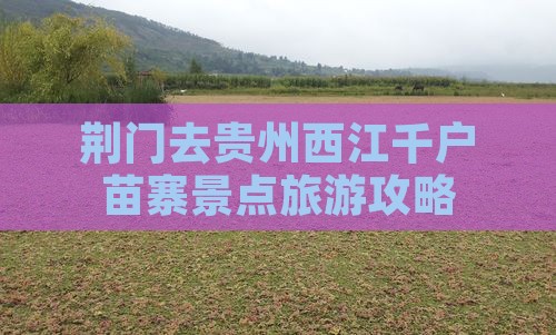 荆门去贵州西江千户苗寨景点