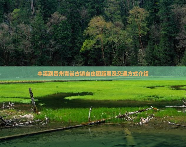 本溪到贵州青岩古镇自由团距离及交通方式介绍