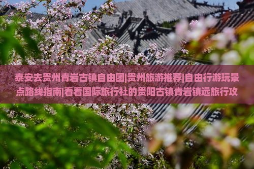 泰安去贵州青岩古镇自由团|贵州旅游推荐|自由行游玩景点路线指南|看看国际旅行社的贵阳古镇青岩镇远旅行攻略