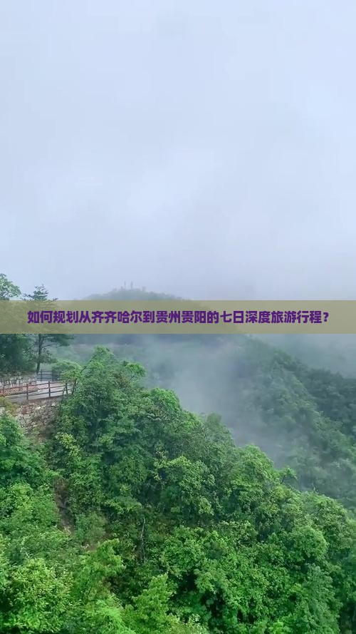 如何规划从齐齐哈尔到贵州贵阳的七日深度旅游行程？