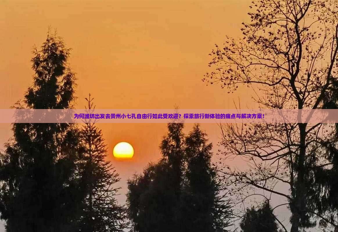 为何潍坊出发去贵州小七孔自由行如此受欢迎？探索旅行新体验的痛点与解决方案！