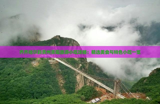 齐齐哈尔到贵州贵阳旅游小吃攻略：精选美食与特色小吃一览