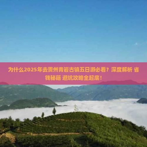 一月到贵州青岩古镇五日游