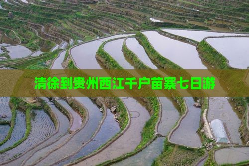 清徐到贵州西江千户苗寨七日游
