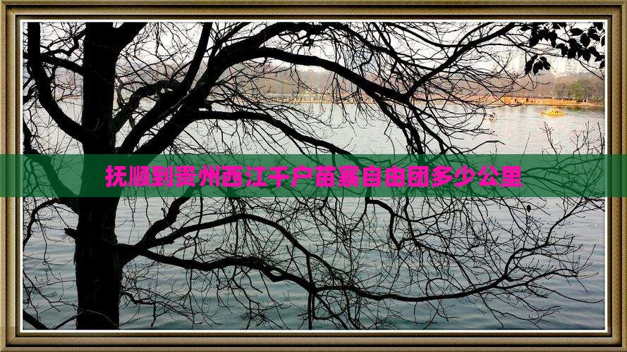 抚顺到贵州西江千户苗寨自由团