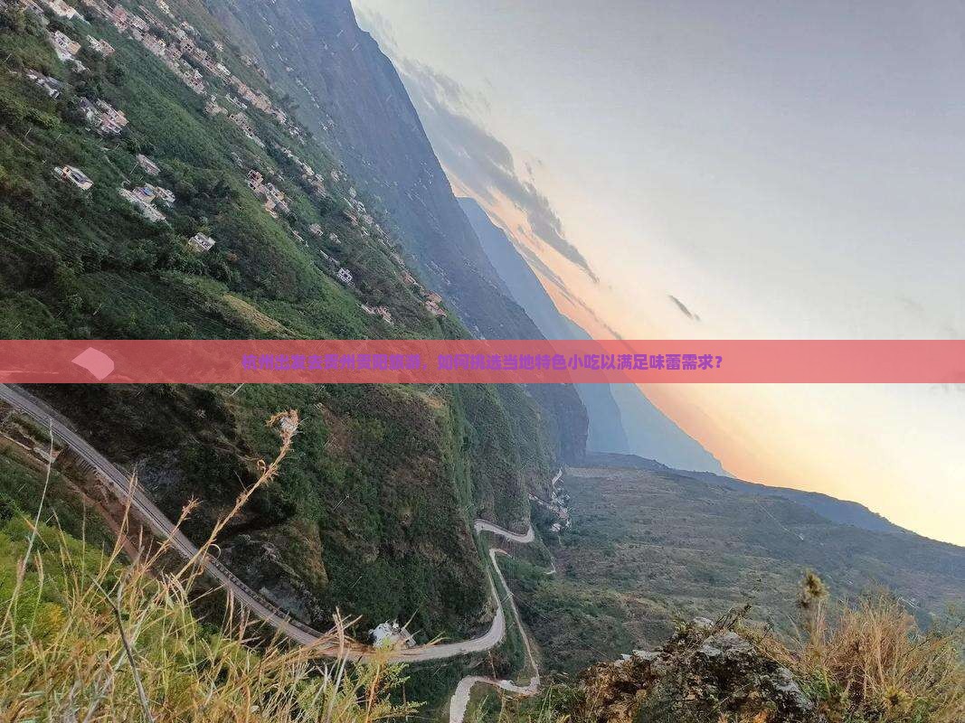 杭州出发去贵州贵阳旅游，如何挑选当地特色小吃以满足味蕾需求？