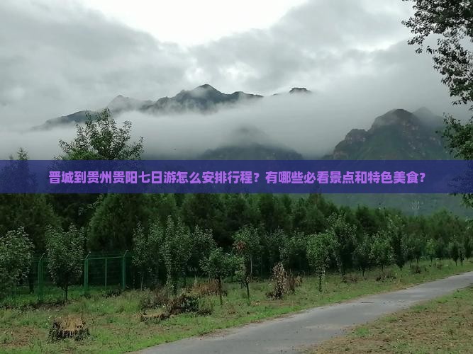 晋城到贵州贵阳七日游怎么安排行程？有哪些必看景点和特色美食？