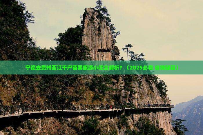 宁德去贵州西江千户苗寨旅游小吃