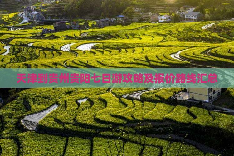 天津到贵州贵阳七日游攻略及报价路线汇总