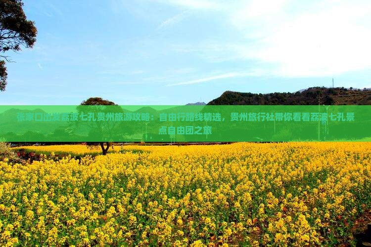 张家口出发荔波七孔贵州旅游攻略：自由行路线精选，贵州旅行社带你看看荔波七孔景点自由团之旅
