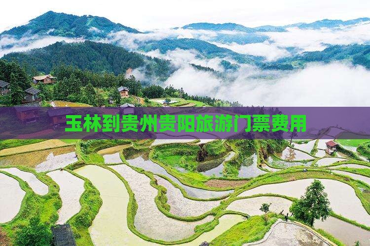 玉林到贵州贵阳旅游门票费用