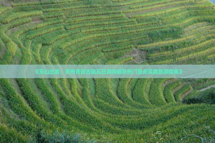 《乐山出发：贵州青岩古镇五日游攻略及热门景点深度旅游指南》