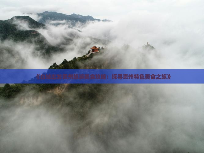 《白城出发贵州旅游美食攻略：探寻贵州特色美食之旅》