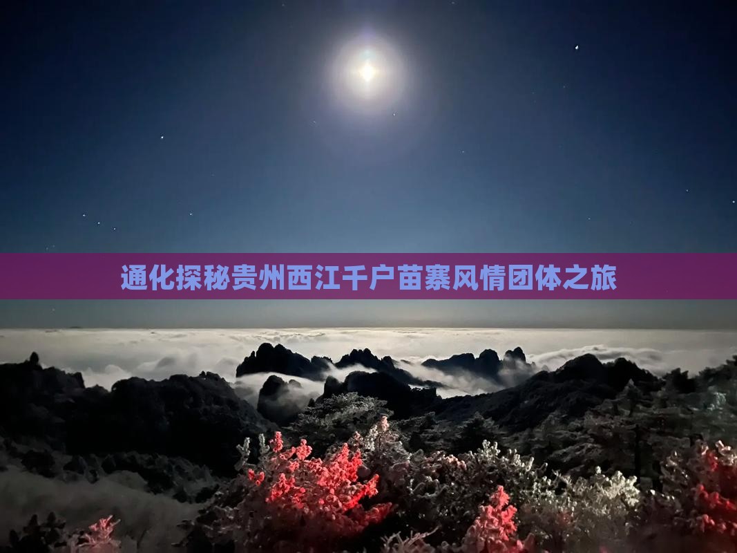 通化探秘贵州西江千户苗寨风情团体之旅