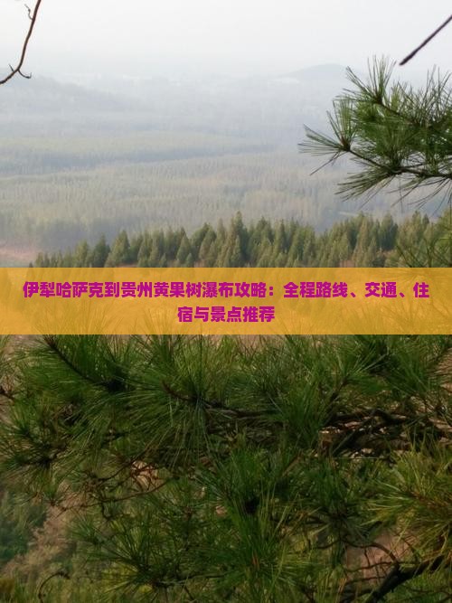 伊犁哈萨克到贵州黄果树瀑布攻略