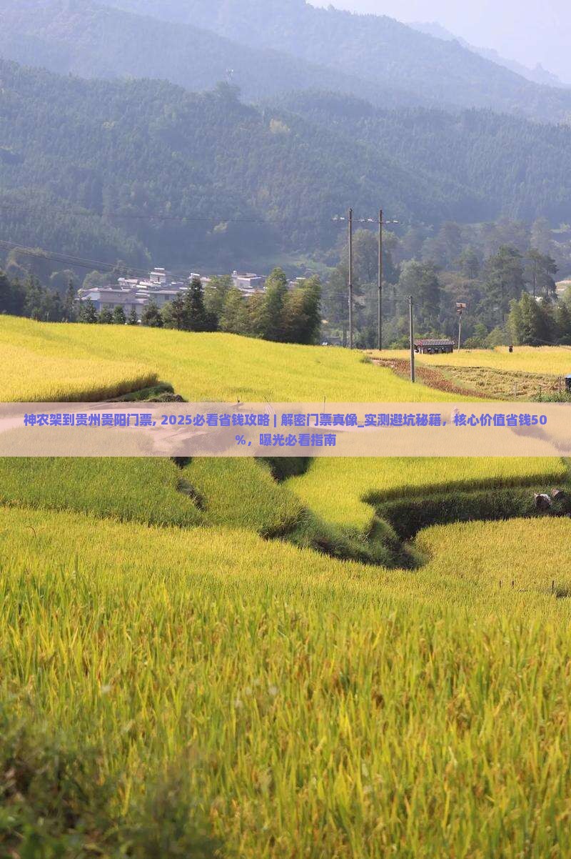 神农架到贵州贵阳门票