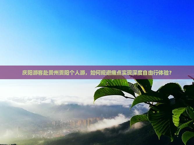 庆阳游客赴贵州贵阳个人游，如何规避痛点实现深度自由行体验？