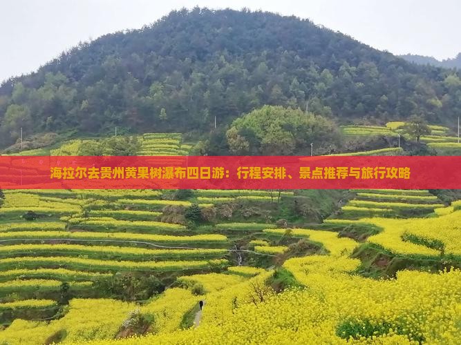 海拉尔去贵州黄果树瀑布四日游：行程安排、景点推荐与旅行攻略