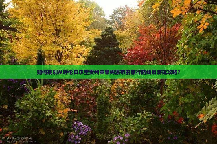 如何规划从呼伦贝尔至贵州黄果树瀑布的旅行路线及游玩攻略？