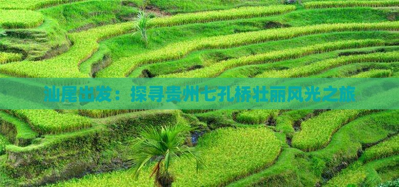 汕尾出发：探寻贵州七孔桥壮丽风光之旅