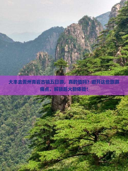 大丰去贵州青岩古镇五日游
