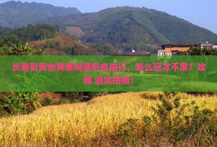 长春到贵州黄果树瀑布自由行