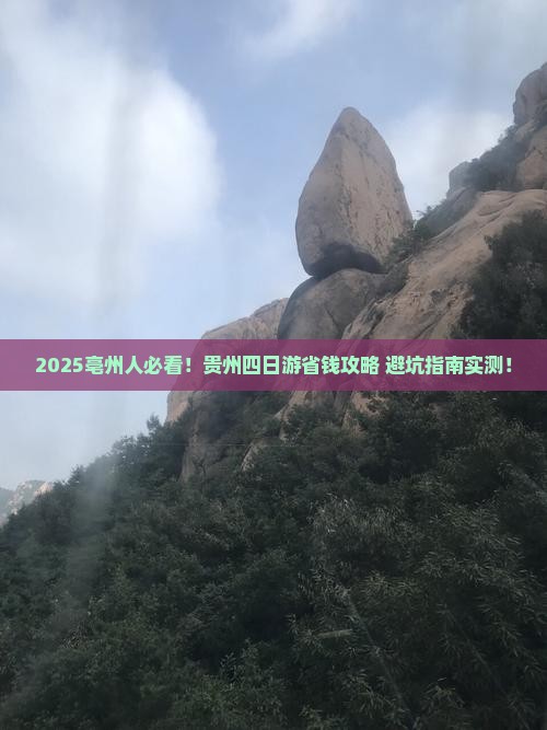亳州去贵州四日游