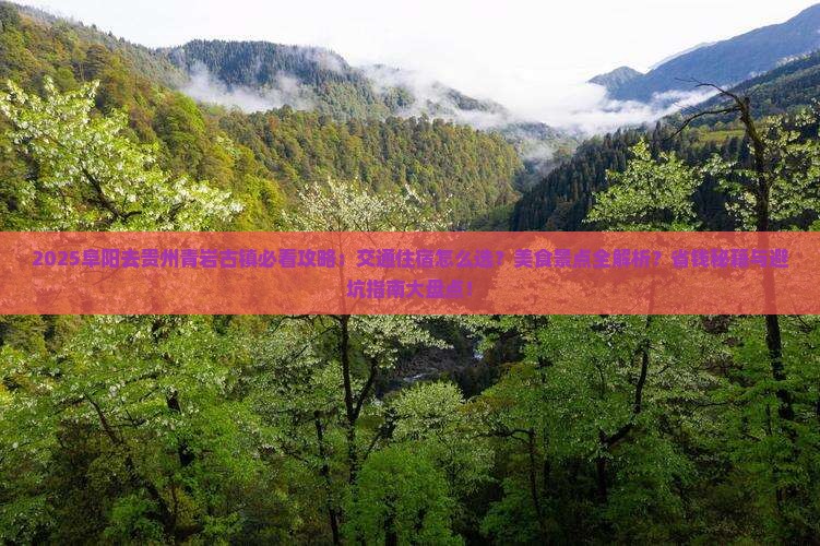 阜阳去贵州青岩古镇必去地