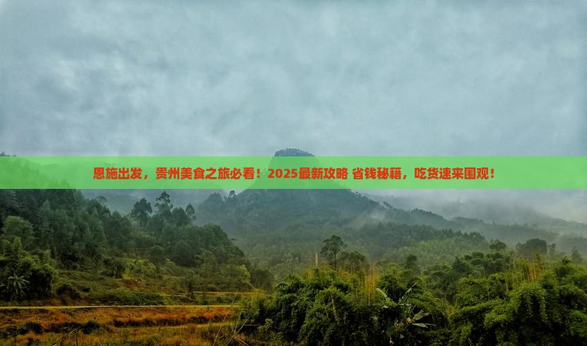 恩施到贵州旅游小吃