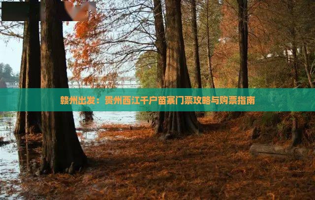 赣州出发：贵州西江千户苗寨门票攻略与购票指南