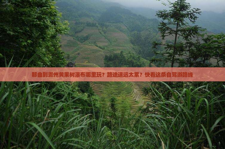 那曲到贵州黄果树瀑布哪里玩？路途遥远太累？快看这条自驾游路线
