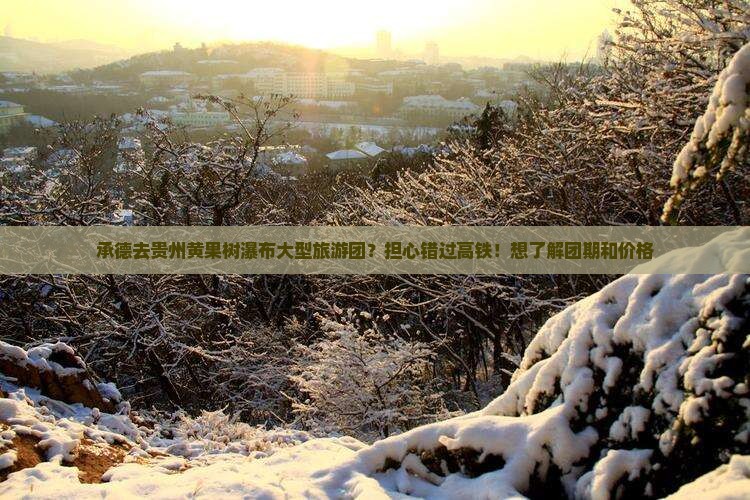 承德去贵州黄果树瀑布大型旅游团？担心错过高铁！想了解团期和价格