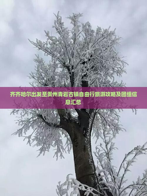 齐齐哈尔出发至贵州青岩古镇自由行旅游攻略及团组信息汇总