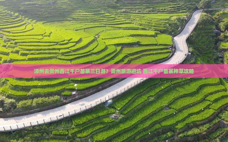 漳州去贵州西江千户苗寨三日游？贵州旅游避坑+西江千户苗寨种草攻略