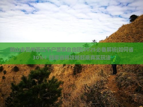 鞍山去贵州西江千户苗寨自由团