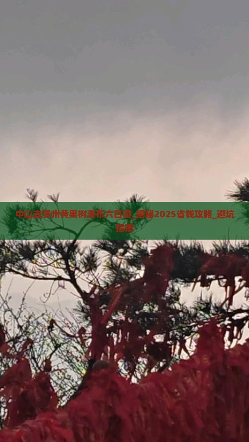 中山去贵州黄果树瀑布六日游