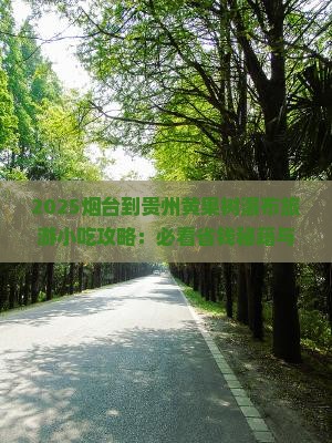 烟台到贵州黄果树瀑布旅游小吃